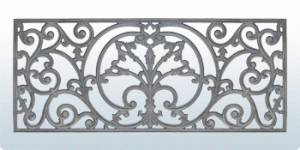 8 X 43 Inch Balcony Decorative CI Casting