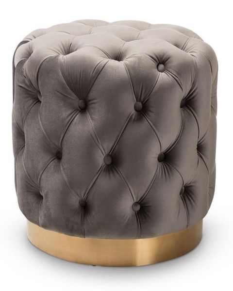 Knitted Grey Luxry Pouf, for Home, Hotel, Outdoor, Feature : Attractive Designs, Comfortable, Complete Finish