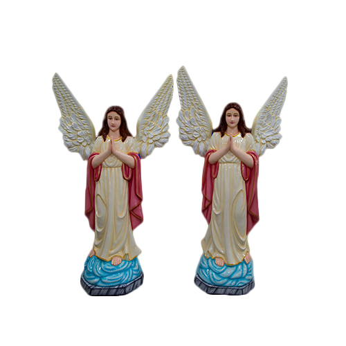 Praying Angel Standing Type Statue, for Shiny, Pattern : Painted