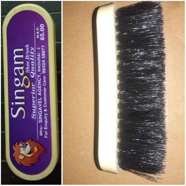 Plastic shoe polish brush, Production Capacity : 300pcs per day