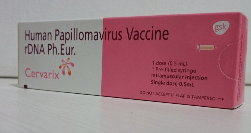 Cervarix Human Papillomavirus Vaccine, Packaging Size : 0.5 ml Per Dose