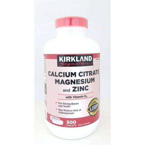 Calcium Citrate Magnesium and Zinc Tablets