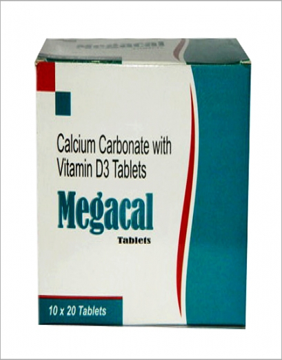 Megacal Tablets, for Clinical, Hospital, Personal