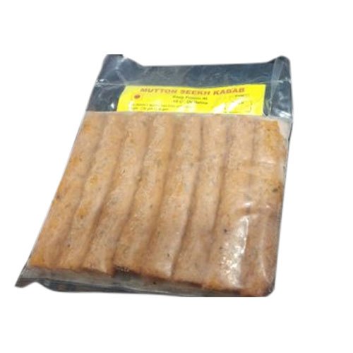Frozen Mutton Seekh Kabab, Packaging Type : Packet