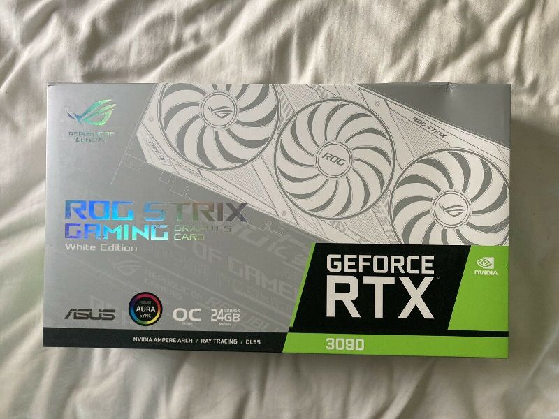 Asus ROG Strix GeForce RTX 3090 White OC Graphic Card