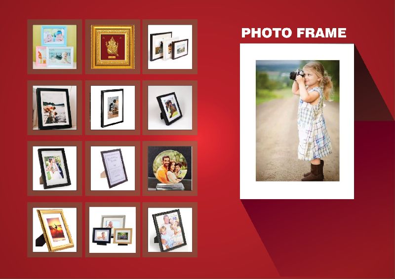 Wood Plain photo frames, Size : Standard