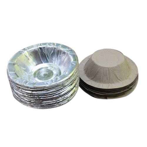 Silver Disposable Dona paper plate