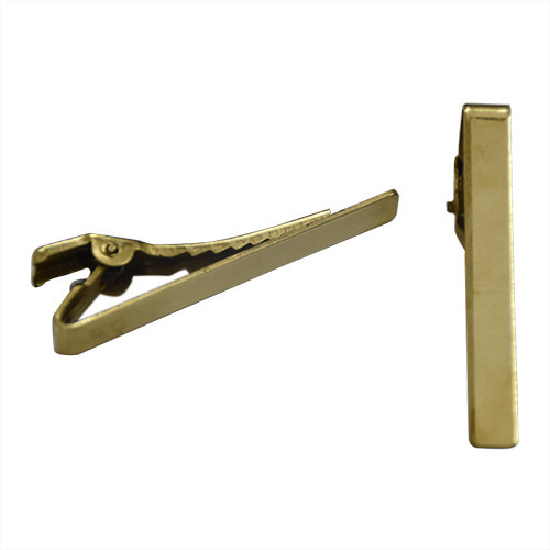 Brass Tie Pin, Color : Golden