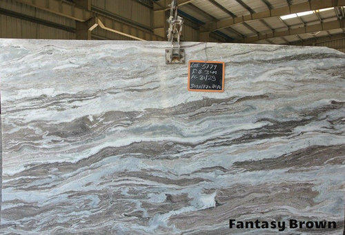 Polished Finish Fantasy Brown Marble, Color : GREY