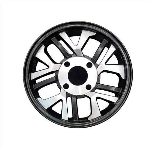 Electric Rickshaw Alloy Wheels, Color : Silver Black