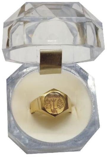 S9094-05 - Sidh Ashtadathu Ashtaloha Ashtalogam Trisakthi Ring 5Grams