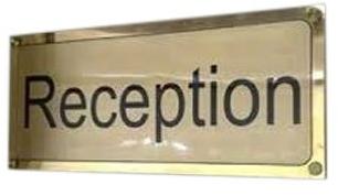 Brass Name Board, Length : 15-25 cm