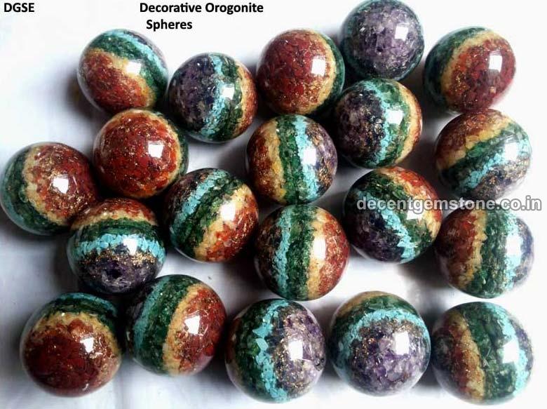 Round Metal Orgonite Spheres at Best Price in Anand Decent Gemstone Exports