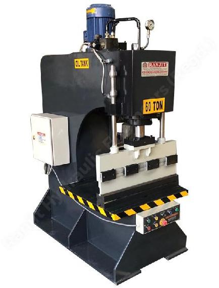 60 Ton C-Frame Hydraulic Press, Capacity : 10-50kg/h, 50-100kg/h, 100-200kg/h