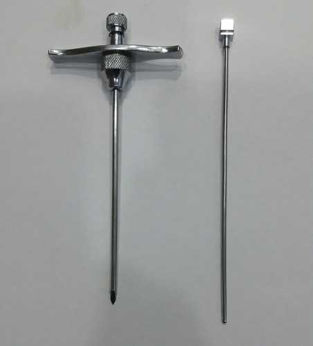 Stainless Steel Bone Marrow Biopsy Needle, for Hospital Medical, Color : White