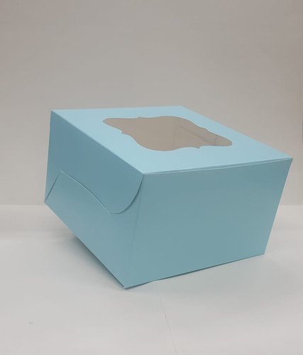 Window Cake Box, Color : blue