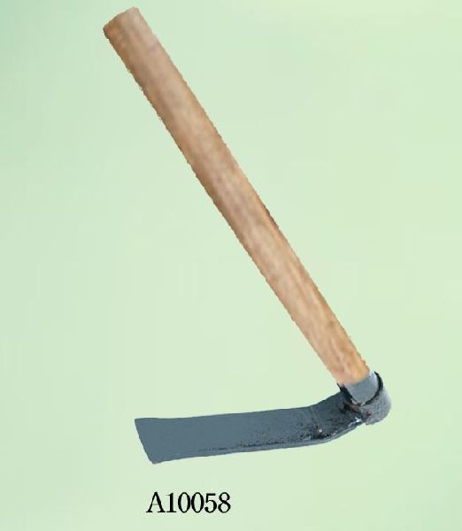 Polished Metal Wooden A10058 Narrow Hoe, for Garden Shovel