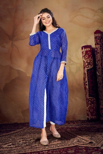 Latest Ladies Kurti / Cotton Kurti Designs / Long Kurti at Rs 550/piece, Ladies Cotton Kurti in Jaipur