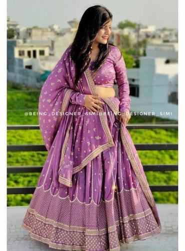 Taffeta Lehenga Choli, Size : S to XL