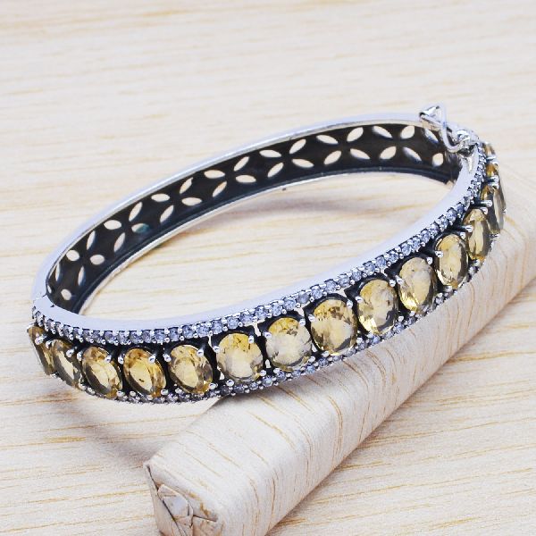 925 Silver Gemstone Bangles