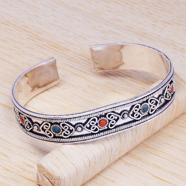 925 Silver Gemstone Bangles