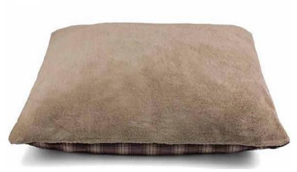 Brown Soft Square Shape Dog Beds, Feature : Comfortable