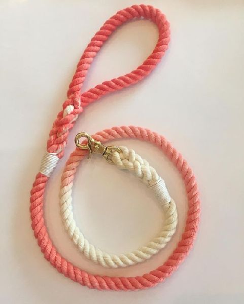 Handmade Cotton Rope Stylish Dog Leash, Feature : Fine Finish