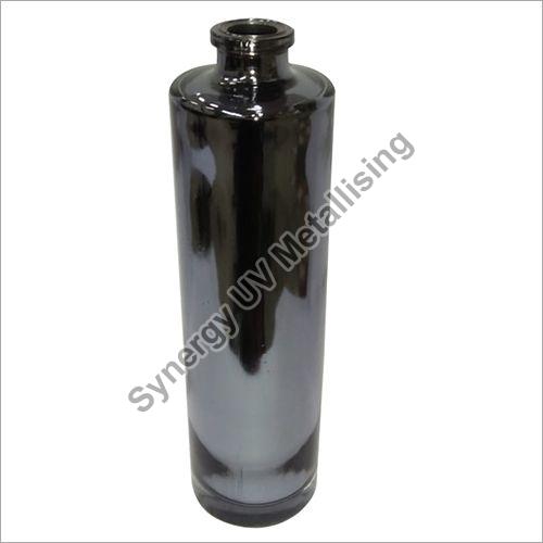 Round Black Coated Glass Bottles, Pattern : Plain