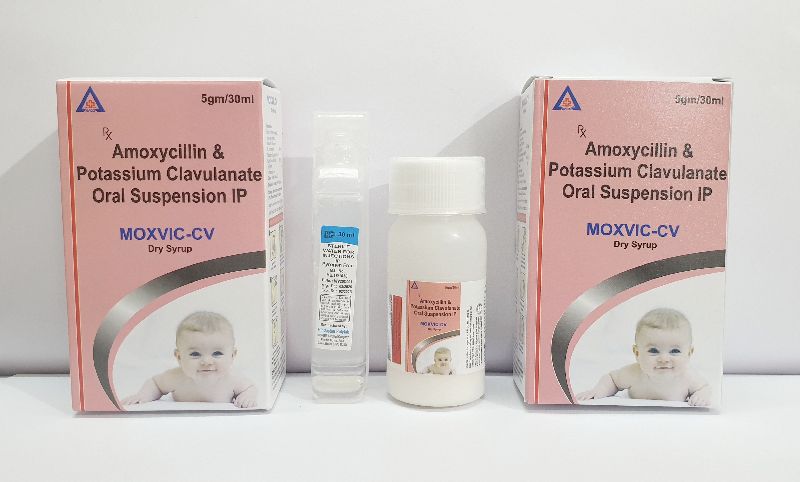 Moxvic-CV Dry Syrup, Form : Liquid