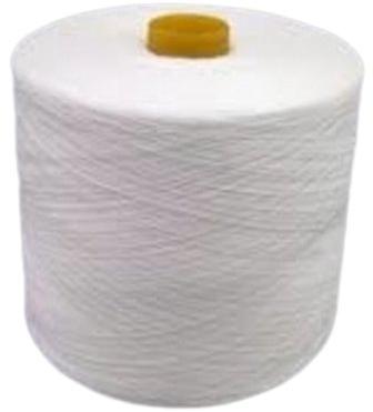Plain Spun Polyester Yarn, Color : White
