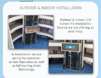 MS INDOOR LED SCREEN INSTALLATION, for Industrial