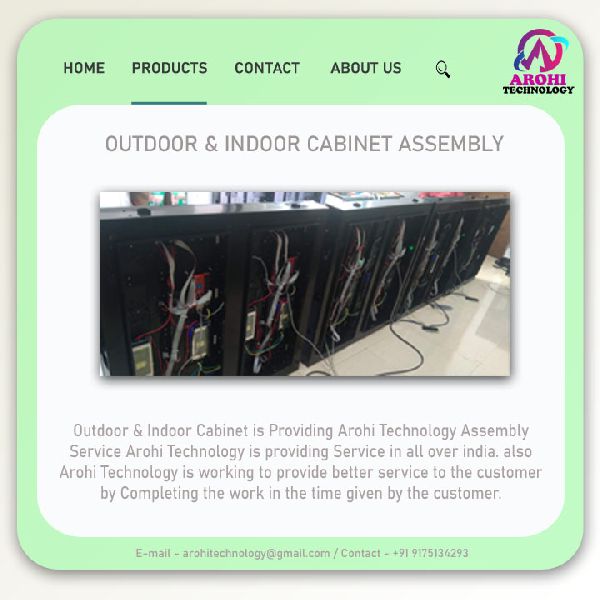 LED SCREEN CABINET ASSEMBLY