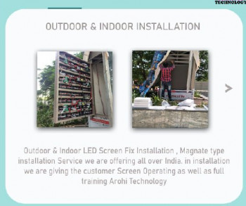 OUDOOR LED SCREEN INSTALLATION