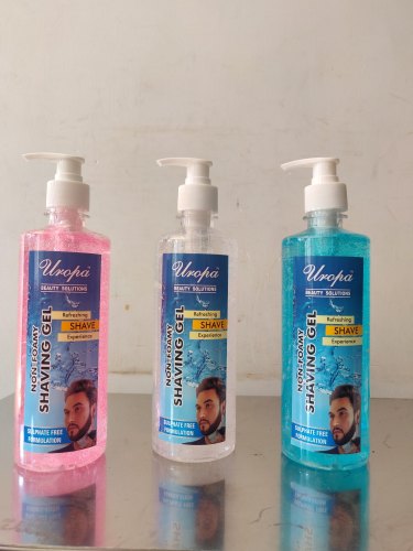 Uropa Cosmetics Non Foaming Shaving Gel, Packaging Size : 500 ML