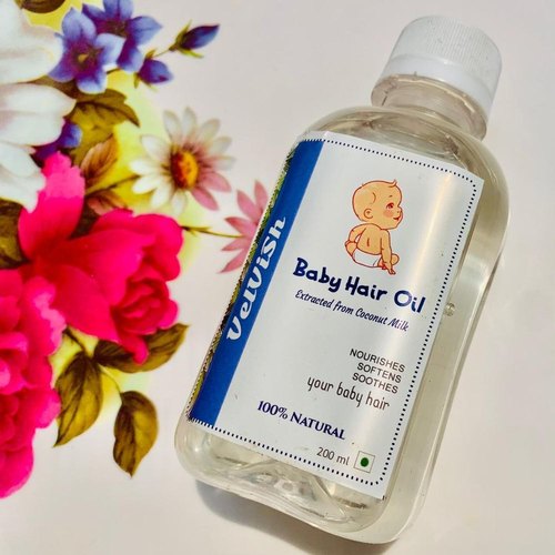 Velvish Baby Hair Oil, for Anti Dandruff, Hare Care, Packaging Type : Plastic Bottle