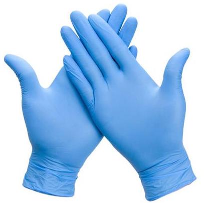 Nitrile gloves, Size : 7 inches