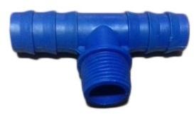 PVC Drip Irrigation Tee, Color : Blue