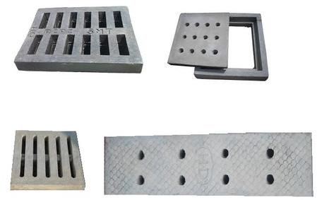 Rectangular RCC Grating Cover with Frame, for Industrial, Public Use, Feature : Sophisticated Look