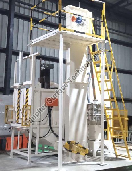 Electric Powder Coated Automated Abrasive Blasting Machine, for Industrial, Power : 6-9kw