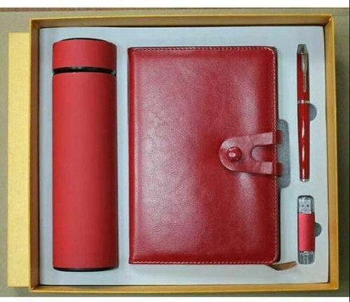 Shreeji Leather Diwali Gift Set, Color : Red