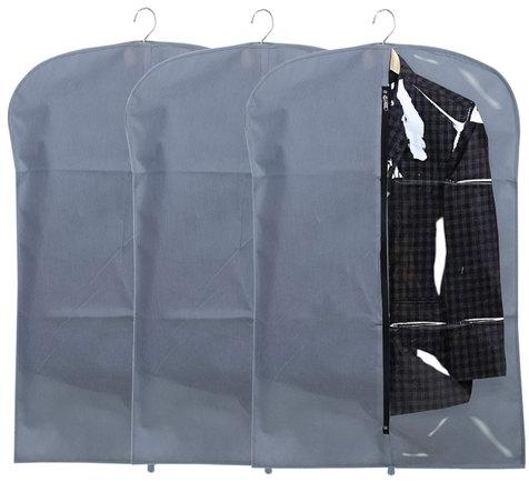 Non Woven Plain Suit Cover, Style : With Zip