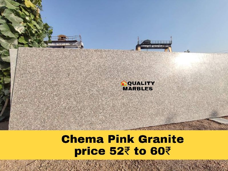 Quality marble Polished Chema pink granite, for Steps, Staircases, Kitchen Countertops, Flooring, Size : 9×3