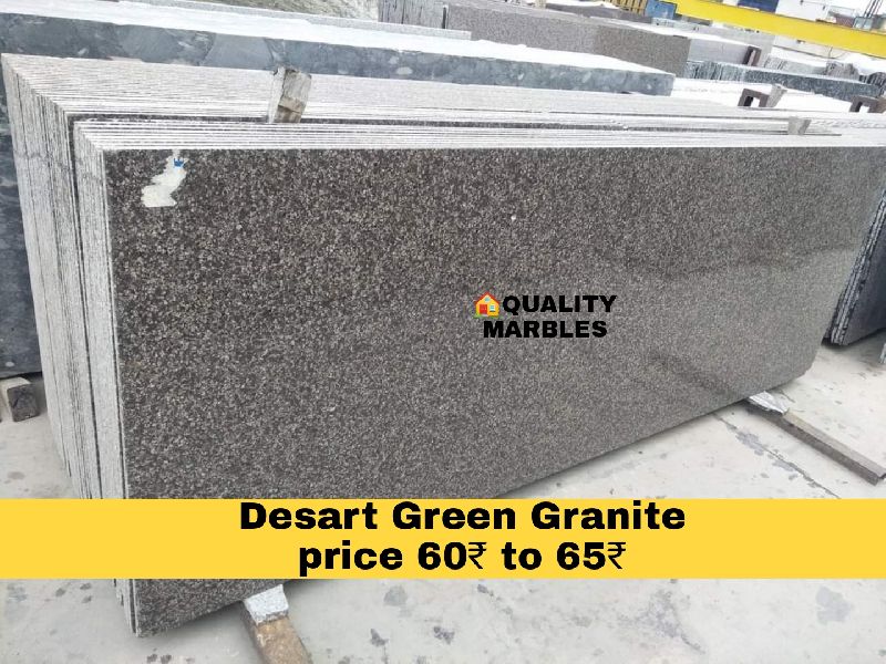 Polished Desert green granite, for Building, Home, Hotel, Shop, Size : 9×3