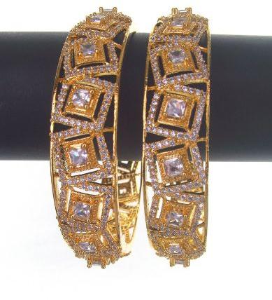 Golden Cz Bangles