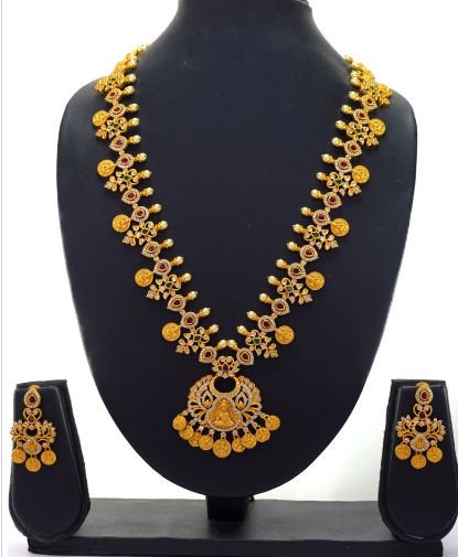 Multicolor Traditional Necklace Set, Occasion : Party