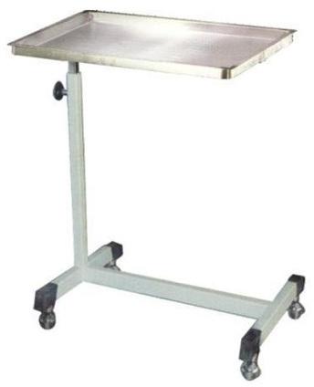 Polished Stainless Steel Mayo Instrument Trolley, Feature : Corrosion Proof, Durable