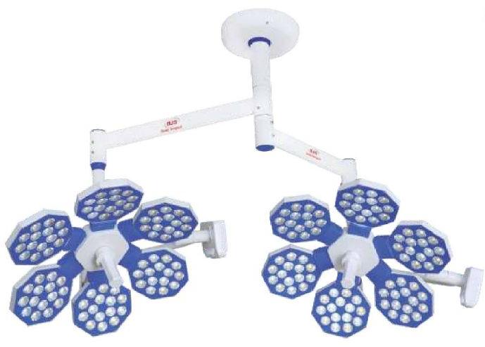 Electric Hex 6+6 Twin Operation Theatre Light, Shape : Round