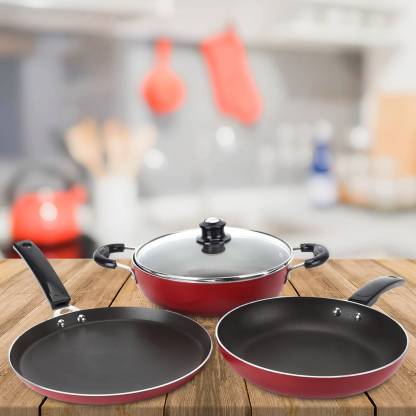 Metal Coated Non Stick Cookware Set, Certification : ISI Certified