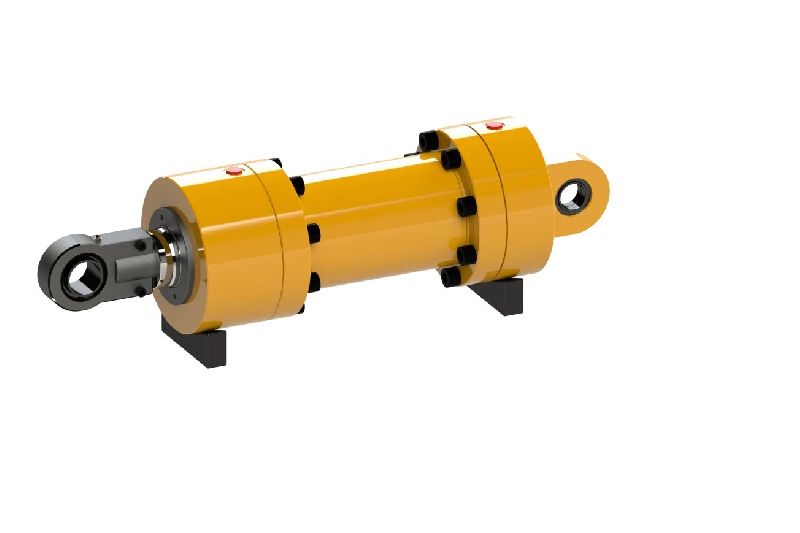 Cylindrical Mild Steel with EN8 Piston Rod Hydraulic Cylinders at Best