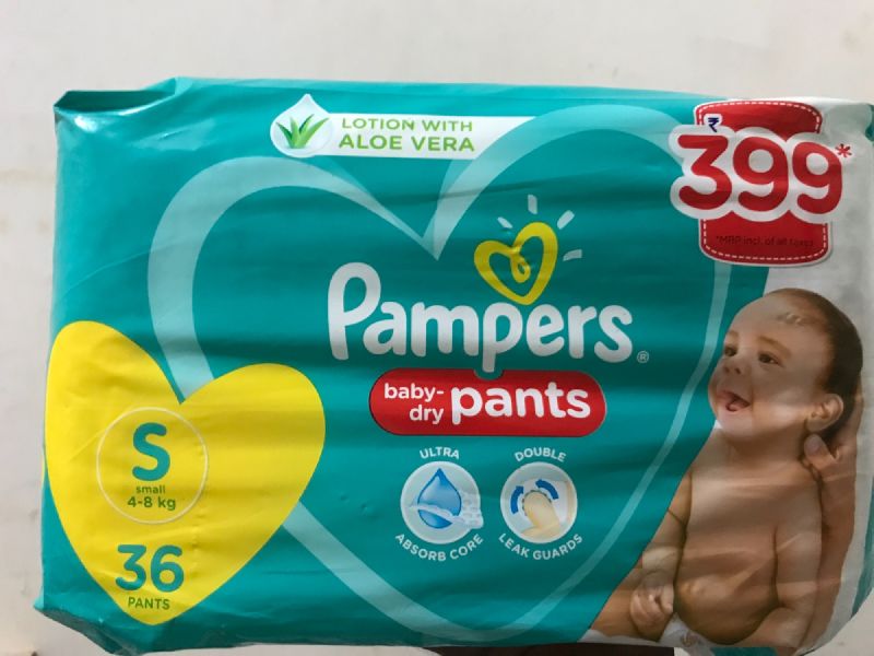 Printed 100gsm Cotton Pampers diapers pant, Length : Full Length